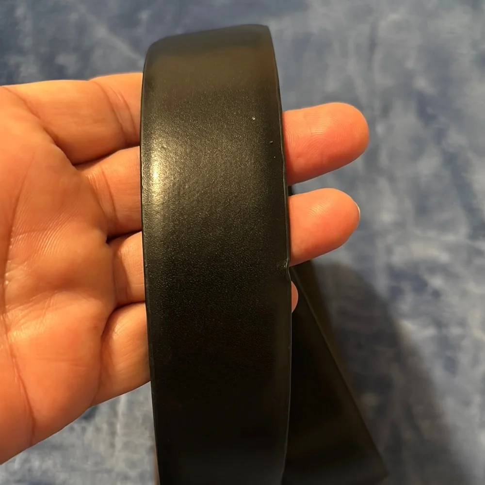 Steve Madden Black Leather Belt